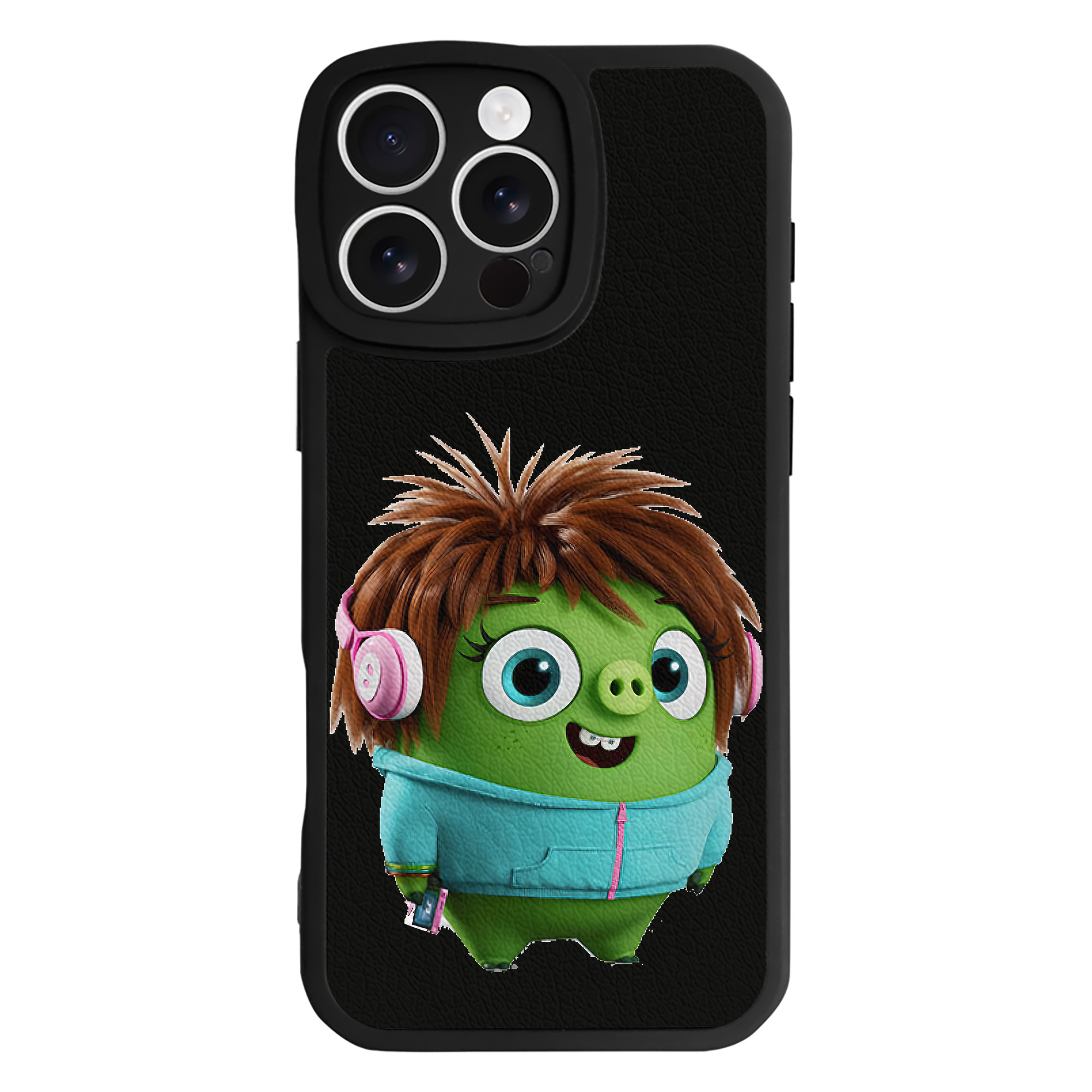 （画像用） Angry Birds アングリーバード 【iPhone 16シリーズ対応】シリコンスマホケース（レザー調） 材質：シリコン